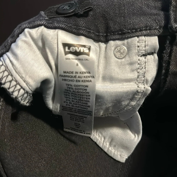 Levi's Youth Short Black & Gray - Picture 7 of 10